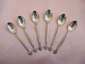 Georg Jensen "Acanthus" Demitasse Spoons