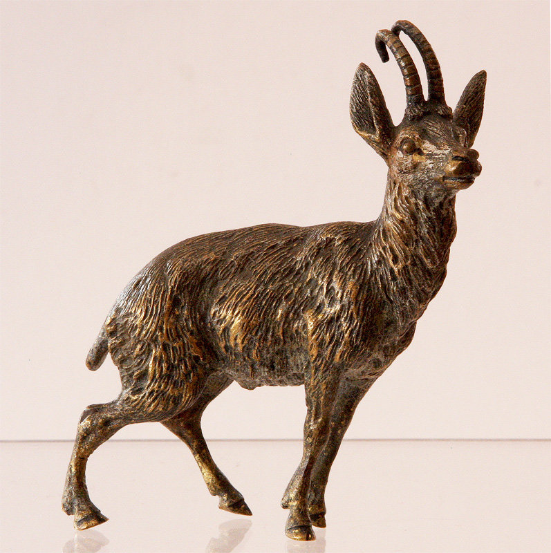 Austrian Bronze Of Goat