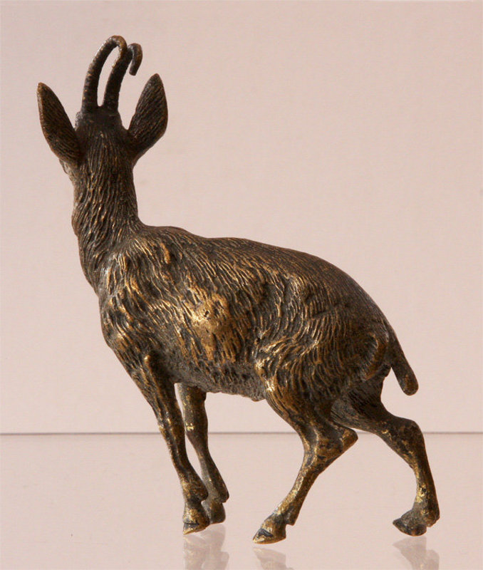 Austrian Bronze Of Goat