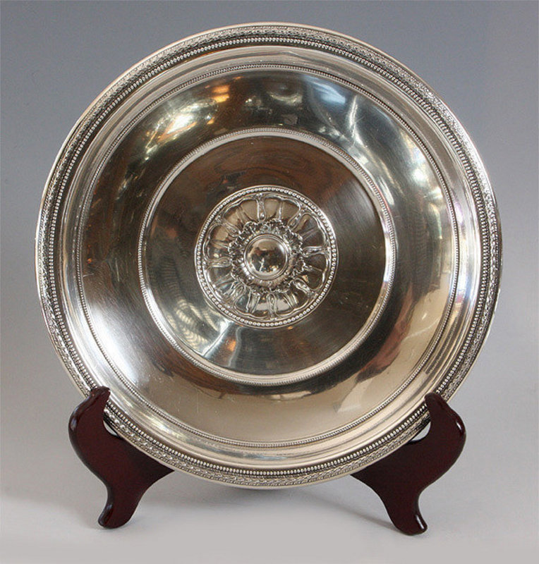 Sterling Tray With Flower Corolla - Gorham