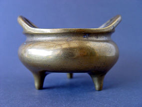 High quality  Qing Dyn. Bronze Censer Xuande Mark