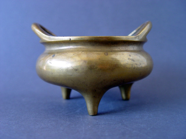 High quality  Qing Dyn. Bronze Censer Xuande Mark