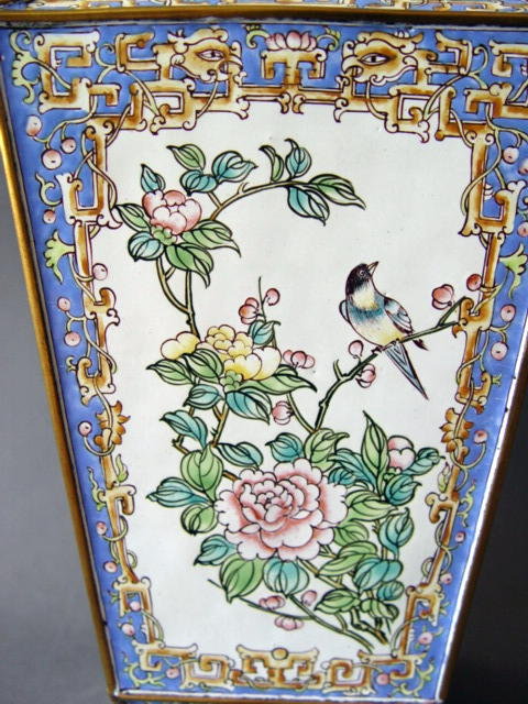 A 19th.century Canton enamel vase