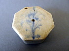 A rare Korean Choson period octagonal water dropper