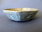 A Korean Koryo period inlaid Celadon octagonal bowl
