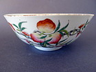 A Daoguang period peach bowl with rare Shengdetang mark
