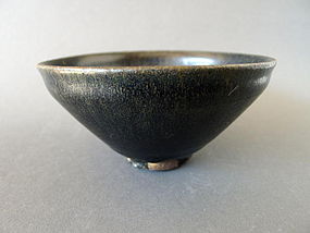 A large good Song Dyn. Jian ware Temmoku teabowl