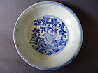 A Ming Dynasty Chenghua period blue & white dish