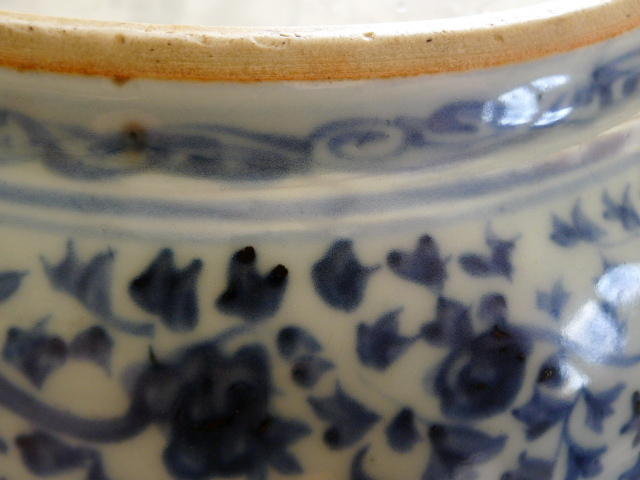 A large, perfect Ming Dynasty blue and white dish