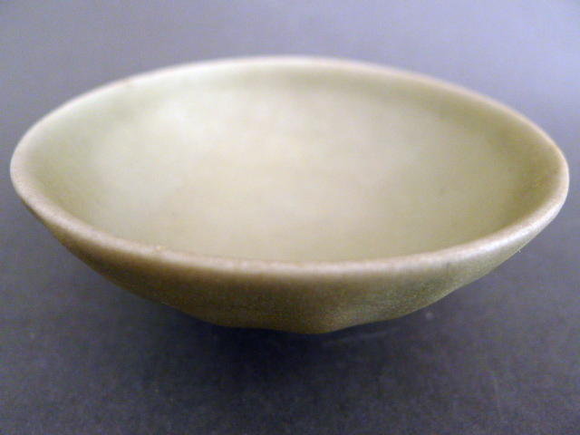 A small lovely Song Dynasty Longquan celadon lotus bowl