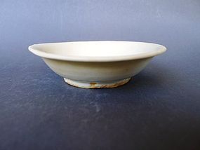 A lovely, white glazed  middle Ming Period Dish