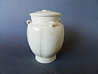 A quite rare Song Dynasty Ding-type jar with lid