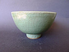 A large, nice, sea-green Ming Dynasty 15th century Longquan bowl