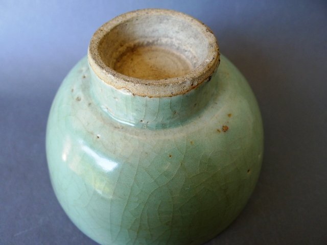 A large, nice, sea-green Ming Dynasty 15th century Longquan bowl