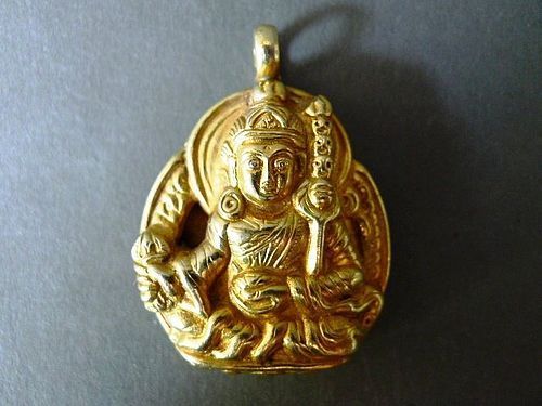 Tibetian pendant of Yama / Irma, the Tibetian God of the Underworld
