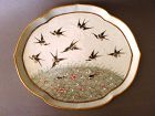 A nice Tongzhi Period Tray with Magpies, Fish and Lotus