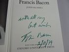 A Very Rare Signed Francis Bacon Book