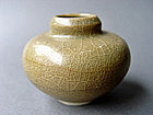 Nice, larger Longquan ware " Golden Celadon" Jarlet