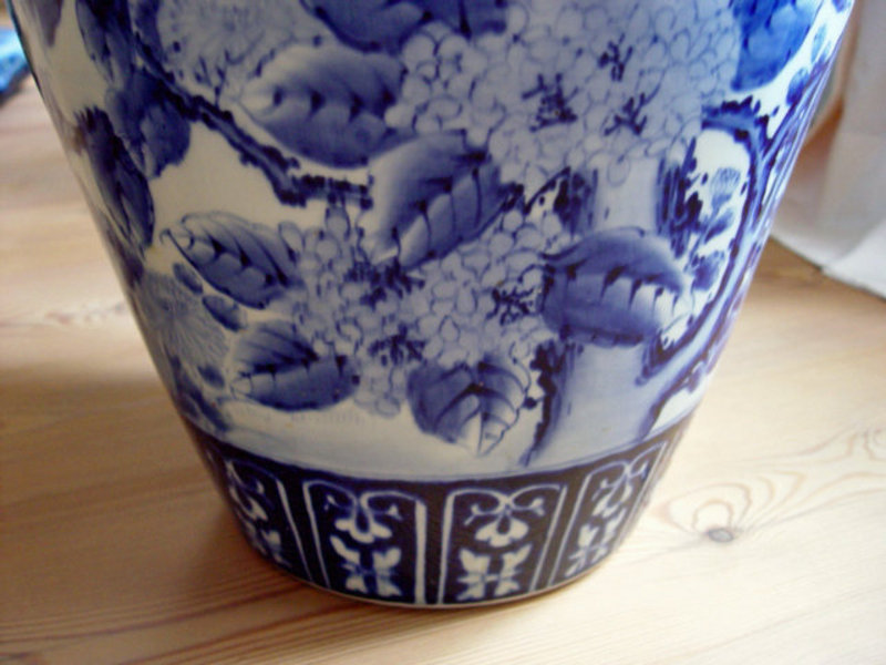 Extremely decorative marked Japanese 19th century  Vase
