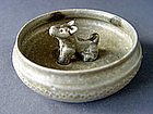 Rare Jin Dyn. Bowl with central Figure of a Dog