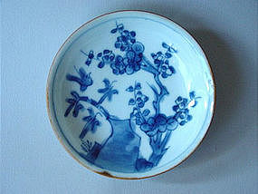 Kangxi blue and white dish !