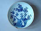 Kangxi blue and white dish !