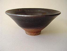 Yuan Dynasty brown glazed bowl !