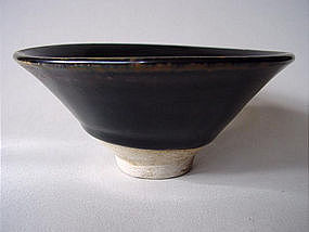 Yuan Dynasty brown glazed bowl !