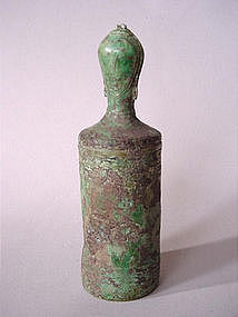 Dong Son bronze lime container !