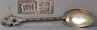 19c Chinese Export silver SPOON Foo lion hallmarked