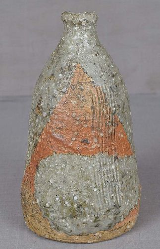 1920s Japanese SHIGARAKI tokkuri SAKE BOTTLE