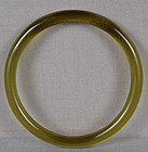 19c Chinese Peking glass citrine bangle BRACELET