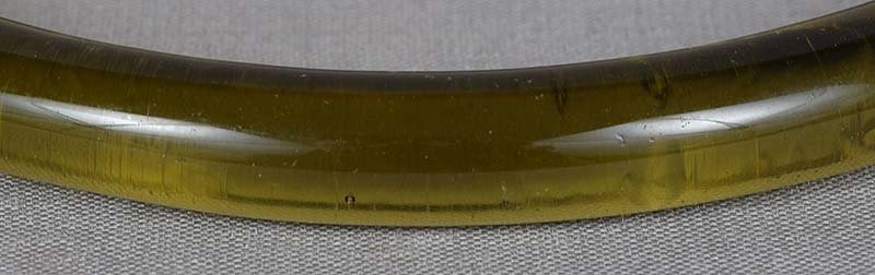 19c Chinese Peking glass citrine bangle BRACELET