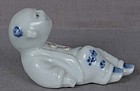 19c Japanese porcelain HIRADO sculpture BOY