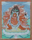 Early 19c Tibetan thangka HAYAGRIVA