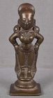 18c Indian bronze RUKMINI consort of VITTHALI