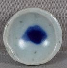 Early 19c Chinese porcelain SNUFF bottle SAUCER / DISH