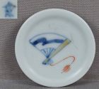 1900s Chinese porcelain SNUFF bottle SAUCER / DISH marked