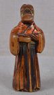 Early 19c Negoro lacquer netsuke blind MASSEUR