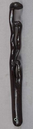 19c netsuke RUYI Buddhist scepter NYOI FUNGUS of IMMORTALITY