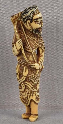 18c netsuke MONGOLIAN ARCHER 95mm