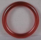 19c Chinese Peking glass red bangle baby BRACELET