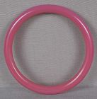 19c Chinese Peking glass pink bangle BRACELET