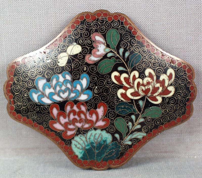 cloisonne belt buckle