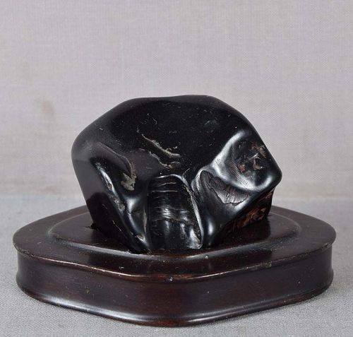 1900s Chinese SCHOLAR’S ROCK anthracite
