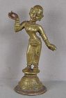 18c Indian bronze RADHA consort of KRISHNA Orissa