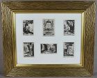 Six original 1632 JACQUES CALLOT etching LES PENITENTS