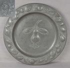 18c German PEWTER PLATE by Johann Christoph Normann 1796-1799