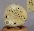 19c OJIME netsuke slide OCTOPUS by HAKUSHO