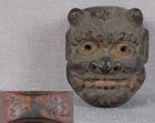 19c netsuke MASK ONI by RYUUN